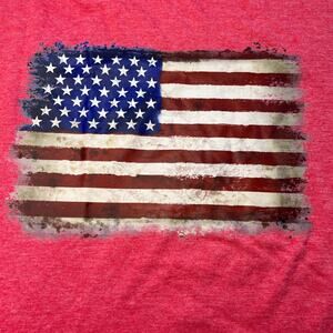Americana 4th of July Red Softstyle Gildan Tee XL